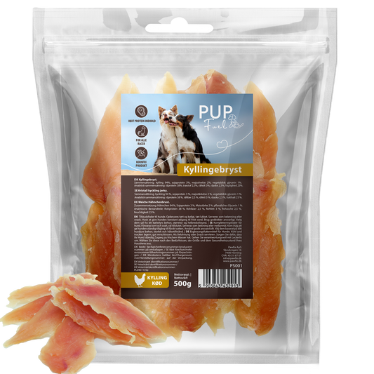PupFuel – Naturlige Kyllingegodbidder 500 gram