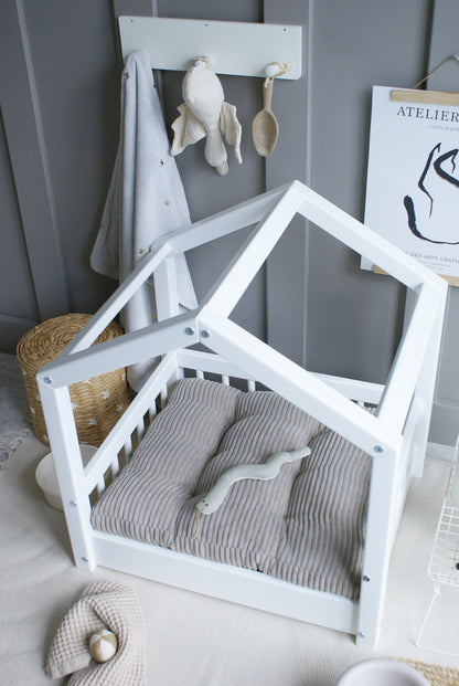 Cozy Hus Hundeseng Hvid