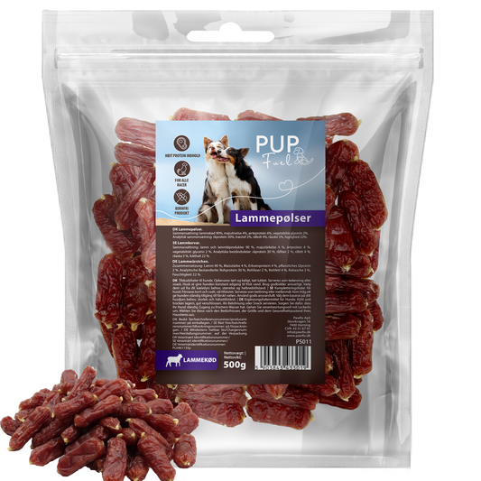 PupFuel Lamme­pølser 500 gram