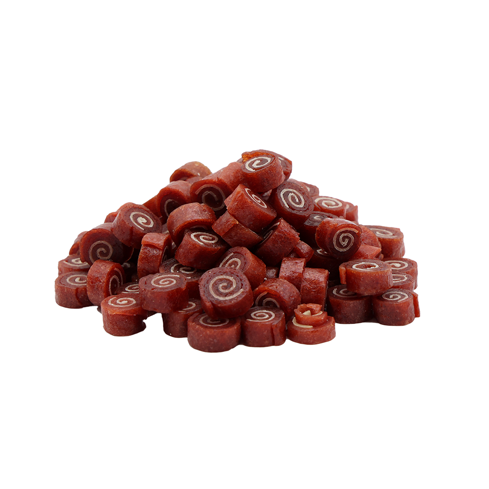 Pupfuel Mini-ruller med and og sej – 500 gram