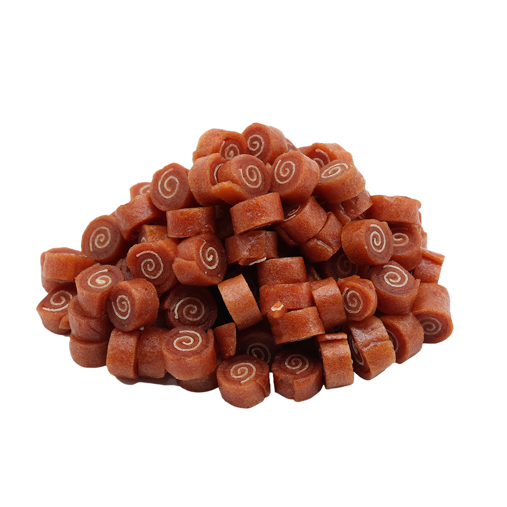 Pupfuel Mini-ruller med kanin og sej – 500 gram