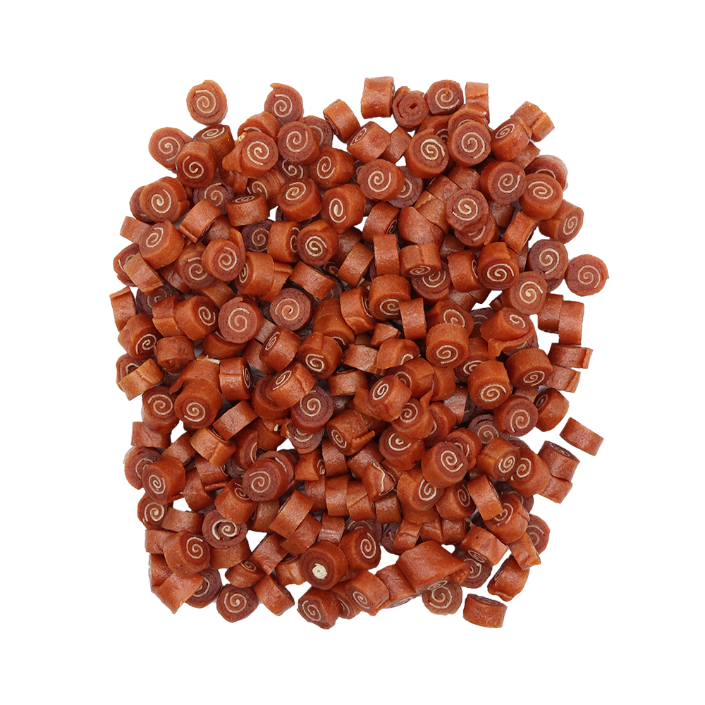 Pupfuel Mini-ruller med kanin og sej – 500 gram